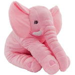 Pink Plush Elephant Pillow Toy - Cozy Nursery