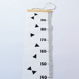 Nordic Style Kids Height Growth Size Chart - Cozy Nursery
