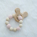 Wooden Baby Gym Wood/Silicone Bead Hanging Pendant Decoration - Cozy Nursery
