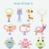 Montessori Teething Toys  6pc-10pc/Set - Cozy Nursery