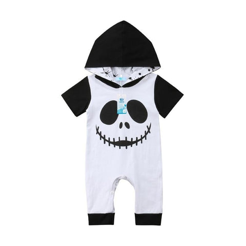 Baby Halloween Ghost Hooded Jumpsuit