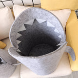 Nordic Style Felt Toy and  Laundry Bag Shark Design - Cozy Nursery