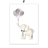 Elephant Nursery Art Print - Cozy Nursery