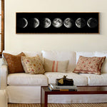 Eclipse of The Moon Canvas Poster - Cozy Nursery