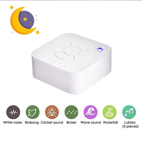 Baby White Noise Machine USB Rechargeable - Cozy Nursery