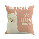Llama Alpaca Cushion Cover - Cozy Nursery