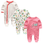 Baby Sleepsuits  3 pcs set - Cozy Nursery