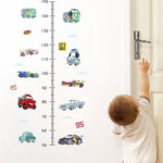 Cartoon Car Growth Chart - Cozy Nursery