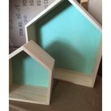 Wooden House Shelves 2PCS/SET - Cozy Nursery