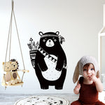 Nordic Bear Wall Sticker - Cozy Nursery