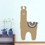 Cute Alpaca Llama Bear Wall Stickers - Cozy Nursery
