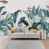Tropical Flowers Wallpaper - Cozy Nursery