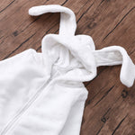 Bunny Hooded Zip Romper - Cozy Nursery