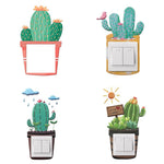 Cactus Silicone Light Switch On-off Stickers - Cozy Nursery