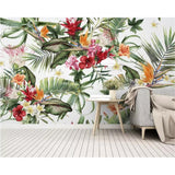 Rainforest Plant  Silk 3d Wallpaper - Cozy Nursery
