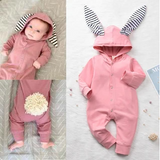 Bunny Long Sleeve Romper - Cozy Nursery
