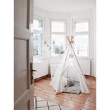 “White” Linen Teepee Tent - Moi Mili