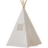 „Weißes“ Leinen-Tipi-Zelt 